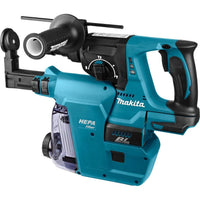 Makita DHR243ZJW Accu Combihamer SDS+ met Snelwisselboorkop 2J incl. Stofafzuiging 18V Basic Body in Mbox - 0088381876193 - DHR243ZJW - Mastertools.nl