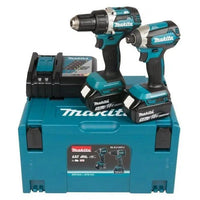 Makita DLX2189TJ Accu Combiset 2-delig (DDF484 + DTD153) 18V 5.0Ah in Mbox - 0088381830355 - DLX2189TJ - Mastertools.nl