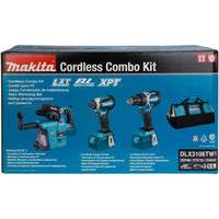 Makita DLX3106TW1 Accu Combiset 3-delig 18V 5.0Ah in Tas - - - Mastertools.nl