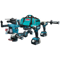 Makita DLX4155TX1 Accu Combiset 4-delig 18V 5.0Ah in Tas - 0088381743556 - DLX4155TX1 - Mastertools.nl