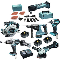 Makita DLX6078TJ1 Accu Combiset 6-delig 18V 5.0Ah in Mbox - 0088381849791 - DLX6078TJ1 - Mastertools.nl