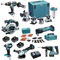 Makita DLX7015TJ1 Accu Combiset 7-delig 18V 5.0Ah in Mbox - 0088381864640 - DLX7015TJ1 - Mastertools.nl