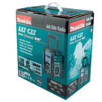 Makita DMR112 Accu Bouwradio FM DAB+ 7,2V-18V / 230V - - - Mastertools.nl