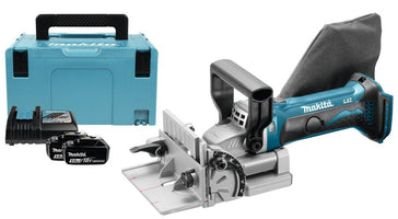 Makita DPJ180RTJ Accu Lamellenfrees 18V 5.0Ah in Mbox - 0088381813990 - DPJ180RTJ - Mastertools.nl