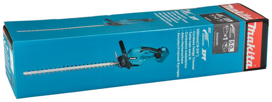 Makita DUH507RT Accu Heggenschaar 50cm 18V 5.0Ah - 0088381777186 - DUH507RT - Mastertools.nl