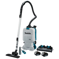 Makita DVC660PT2 Accu Rugstofzuiger voor Schoonmaak 2x18V 5.0Ah - 0088381742559 - DVC660PT2 - Mastertools.nl