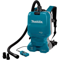 Makita DVC665ZU Accu Rugstofzuiger AWS 2x18V Basic Body - 0088381890656 - DVC665ZU - Mastertools.nl