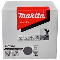 Makita E-07490 Schuurvliesschijf Med/Zacht 50mm - 0088381574129 - E-07490 - Mastertools.nl