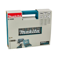 Makita E-16586 Impact Black Krachtdoppenset 81,5mm 10-32mm in Cassette - 14-delig - 0088381791236 - E-16586 - Mastertools.nl