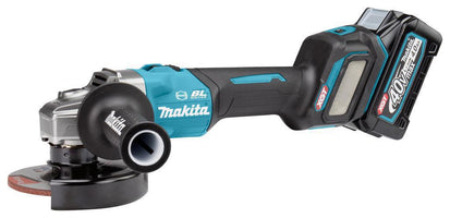 Makita GA023GM201 Accu Haakse Slijper 125mm AWS-Ready XGT 40V Max 4.0Ah in Mbox - 0088381722162 - GA023GM201 - Mastertools.nl