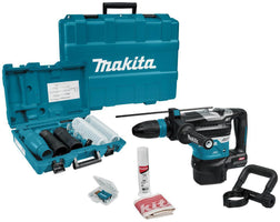 Makita HR005GM205 Accu Combihamer SDS-Max 8J incl. Stofafzuiging AWS XGT 40V Max 4.0Ah in Koffer - 0088381744850 - HR005GM205 - Mastertools.nl