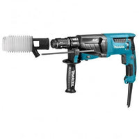 Makita HR2631FTJ Combihamer 25mm 800W AVT inclusief Stofafzuigset in Mbox - - - Mastertools.nl