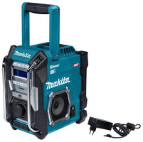 Makita MR004GZ 14,4/18/40V Li-Ion accu bouwradio body - FM/AM - DAB+ - Bluetooth - 230V - 0088381739085 - MR004GZ - Mastertools.nl