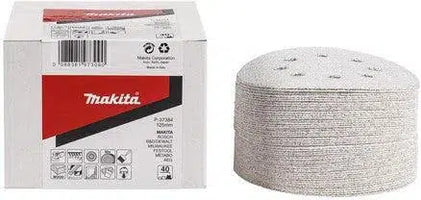 Makita P-37384 Schuurschijf 125mm K40 White Velcro VE=50 - 0088381973090 - P-37384 - Mastertools.nl