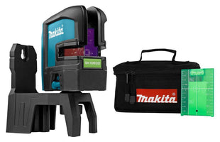 Makita SK105GDZ Accu Kruislijn laser groen 12V Max Basic Body in Tas - - - Mastertools.nl