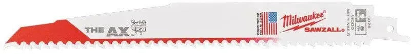 Milwaukee Heavy duty AX reciprozaagbladen voor hout met spijkers AX 230-25 stuks - 48008026 - - - Mastertools.nl