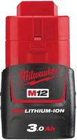 Milwaukee M12 B3 Li-Ion Accu 12V 3.0Ah M12™ - 4932451388 - - - Mastertools.nl