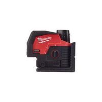 Milwaukee M12 CLLP-301C Groene Kruislijnlaser/loodlaser 12V 3.0Ah Li-Ion - 4933478100 - 4058546340339 - 4933478100 - Mastertools.nl