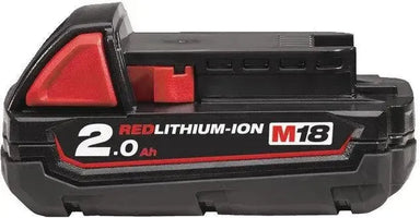 Milwaukee M18 B2 Accu 18V 2.0Ah Li-Ion M18™ - 4932430062 - - - Mastertools.nl