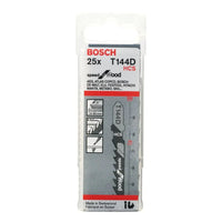 Bosch Professional T144D Decoupeerzaagblad Speed for Wood VE=25 - 2608633625 - - - Mastertools.nl