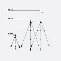 Bosch Professional BT 250 Bouwstatief 97-250cm - 0601096A00 - 3165140772556 - 0601096A00 - Mastertools.nl