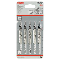 Bosch Professional T101D Decoupeerzaagbladen Clean for Wood VE=5 - 2608630032 - 3165140006804 - 2608630032 - Mastertools.nl