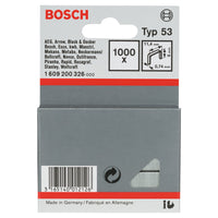 Bosch Professional Niet met fijne draad 6mm type 53 VE=1000 - 1609200326 - 3165140012126 - 1609200326 - Mastertools.nl