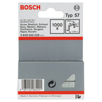 Bosch Professional Niet met platte draad 6mm type 57 VE=1000 - 2609200229 - 3165140084291 - 2609200229 - Mastertools.nl