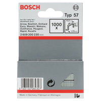 Bosch Professional Niet met platte draad 8mm type 57 VE=1000 - 2609200230 - 3165140084307 - 2609200230 - Mastertools.nl