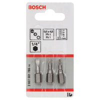 Bosch Professional Extra Hard (assorti) 3-delig bitset - 2607001765 - 3165140302906 - 2607001765 - Mastertools.nl