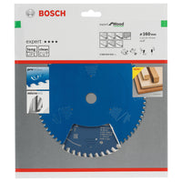 Bosch Professional Cirkelzaagblad voor Hout | Expert for Wood | Ø 160mm Asgat 20mm 48T - 2608644018 - 3165140795845 - 2608644018 - Mastertools.nl