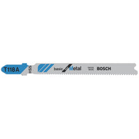 Bosch Professional T118A Decoupeerzaagbladen Basic for Metal VE=5 - 2608631013 - 3165140007290 - 2608631013 - Mastertools.nl