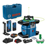 Bosch Professional GRL 650 CHVG Accu Rotatielaser Groen 18V + Laserontvanger LR 65 G 4.0Ah in Koffer - 0601061V00 - 4059952593654 - 0601061V00 - Mastertools.nl