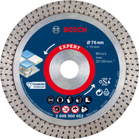 Bosch Professional EXPERT HardCeramic Diamantschijf 76mm - 2608900652 - 4059952539874 - 2608900652 - Mastertools.nl