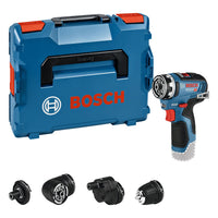 Bosch Professional GSR 12V-35 FC Accu Schroefboormachine FlexiClick 12V Basic Body + 4x Hulpstukken in L-Boxx - 06019H3003 - 3165140936941 - 06019H3003 - Mastertools.nl