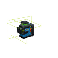 Bosch Professional GLL 80-33 G Kruislijnlaser groen 3x360° 3.7V 3.0Ah in Koffer - 0601065501 - 4053423303278 - 0601065501 - Mastertools.nl