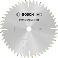 Bosch Professional Cirkelzaagblad voor Multimaterial | PRO Multi Material | Ø 184mm Asgat 16mm 48T - 2608640815 - 3165140263405 - 2608640815 - Mastertools.nl