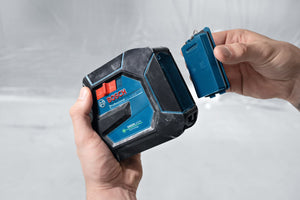 Bosch Professional GLL 20-22 G Kruislijnlaser groen 3.7V 3.0Ah in Koffer - 0601065602 - 4053423303339 - 0601065602 - Mastertools.nl