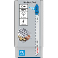 Bosch Professional T127D Decoupeerzaagblad PRO Alu VE=100 - 2608631966 - 3165140067515 - 2608631966 - Mastertools.nl