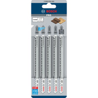 Bosch Professional T344DF Decoupeerzaagblad PRO Hardwood fast VE=5 - 2608634243 - 3165140091947 - 2608634243 - Mastertools.nl