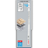 Bosch Professional T345XF Decoupeerzaagblad PRO Multi Material thick and thin VE=100 - 2608634486 - 3165140266208 - 2608634486 - Mastertools.nl