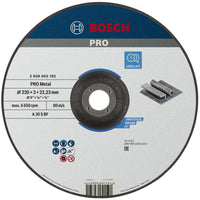 Bosch Professional Doorslijpschijf PRO Metal 230x22,23mm VE=1 - 2608603162 - 3165140658591 - 2608603162 - Mastertools.nl