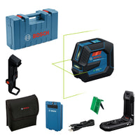 Bosch Professional GLL 20-22 G Kruislijnlaser groen 3.7V 3.0Ah in Koffer - 0601065602 - 4053423303339 - 0601065602 - Mastertools.nl