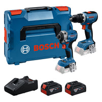 Bosch Professional Accu combiset 2-delig GSR 18V-65 + GDR 18V-215 18V 5.0Ah in L-Boxx - 0615A50090 - - - Mastertools.nl