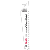 Bosch Professional S511DF Reciprozaagblad 100mm Flexible for Wood and Metal VE=5 - 2608657723 - 3165140612074 - 2608657723 - Mastertools.nl