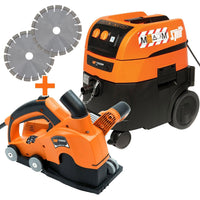 Spit D60 Sleuvenfrees + AC1630PM Stofzuiger - 695596 - 3439516955967 - 695596 - Mastertools.nl