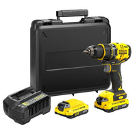 Stanley SFMCD720D2K FATMAX® V20 Accu Schroefboormachine 18V 2.0Ah in Koffer - 5035048723760 - SFMCD720D2K-QW - Mastertools.nl