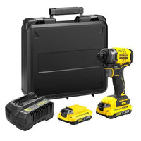 Stanley SFMCF810D2K FATMAX® V20 Accu Slagschroevendraaier 170Nm Brushless 18V 2.0Ah in Koffer - 5035048723968 - SFMCF810D2K-QW - Mastertools.nl