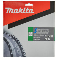 Makita Cirkelzaagblad voor Aluminium | Specialized | Ø 235mm Asgat 30mm 80T - B-33277 - 0088381422147 - B-33277 - Mastertools.nl