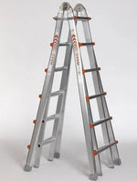 Waku Telescoopladder vouwladder 4x6 treden - 1413800103 - - - Mastertools.nl